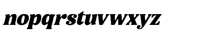 Noira Bilamo  Italic Font LOWERCASE