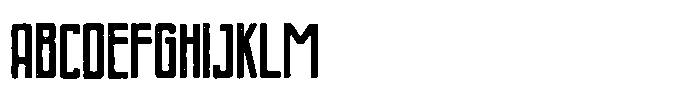 Noirlineo Rough Font UPPERCASE