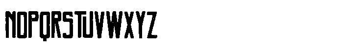 Noirlineo Rough Font LOWERCASE