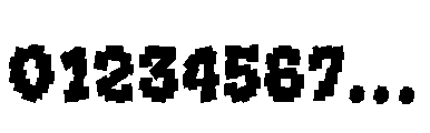 Noise Block  Regular Font OTHER CHARS