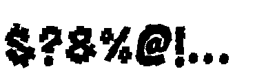 Noise Block  Regular Font OTHER CHARS