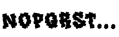 Noise Block  Regular Font UPPERCASE