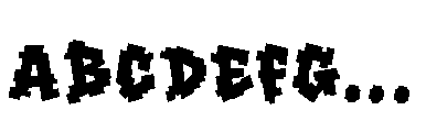 Noise Block  Regular FONT