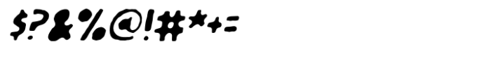 Noise Maker Italic Solid Font OTHER CHARS