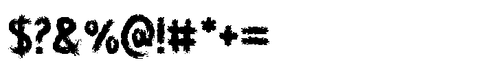 Noise Stroke Font OTHER CHARS