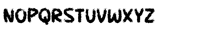 Noise Stroke Font UPPERCASE