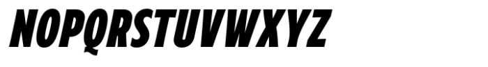Noison Black Italic Font UPPERCASE