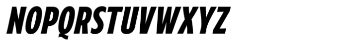 Noison Extra Bold Italic Font UPPERCASE