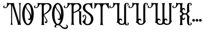 Nokeirs Font UPPERCASE