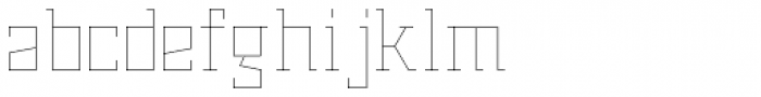 Noki Thin Font LOWERCASE