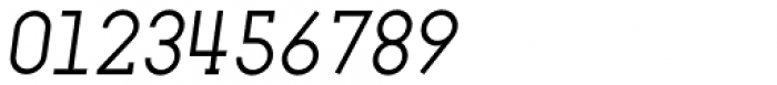Nokio Slab Alt Regular Italic Font OTHER CHARS