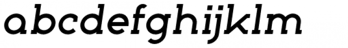 Nokio Slab Bold Italic Font LOWERCASE