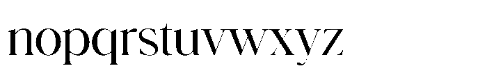 Nokua Font LOWERCASE