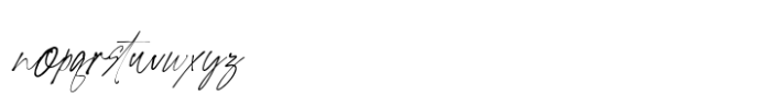 Nola Tenley Font LOWERCASE