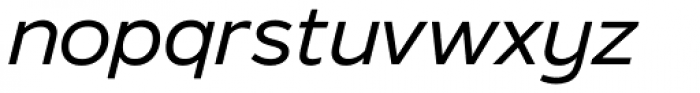 Nolan Medium Italic Font LOWERCASE