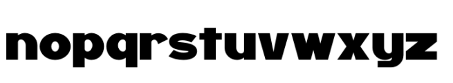 Nolang Regular Font LOWERCASE