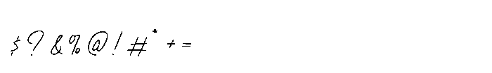 Nolgatine Font OTHER CHARS