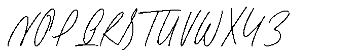 Nolgatine Font UPPERCASE