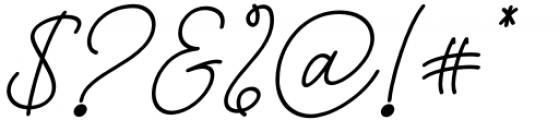 Nolita Script Italic Font OTHER CHARS