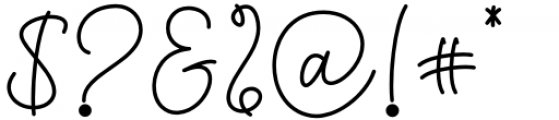 Nolita Script Regular Font OTHER CHARS