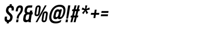 Nomad Display Bold Italic Font OTHER CHARS