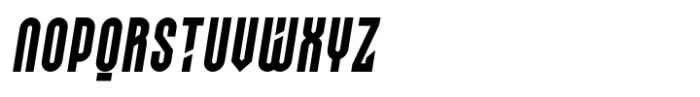 Nomad Display Bold Italic Font UPPERCASE