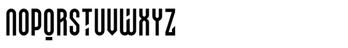 Nomad Display Regular Font LOWERCASE