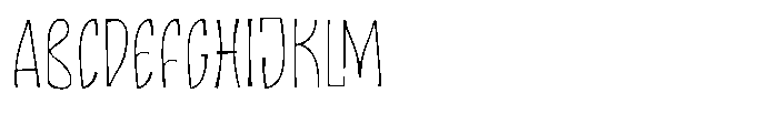 Nomad Kalari Thin Font UPPERCASE