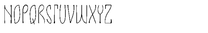 Nomad Kalari Thin Font UPPERCASE