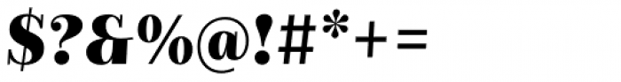 Nomada Didone Black Italic Font OTHER CHARS