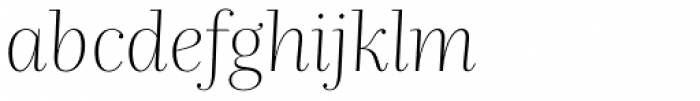 Nomada Didone Extrathin Italic Font LOWERCASE