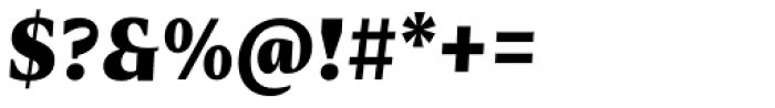 Nomada Serif Black Italic Font OTHER CHARS