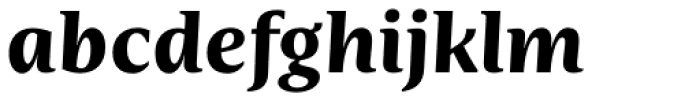 Nomada Serif Bold Italic Font LOWERCASE
