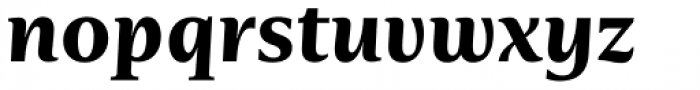 Nomada Serif Bold Italic Font LOWERCASE