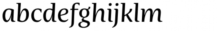 Nomada Serif Regular Italic Font LOWERCASE