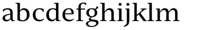 Nomada Serif Regular Font LOWERCASE