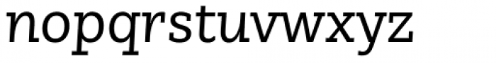 Nomada Slab Regular Italic Font LOWERCASE