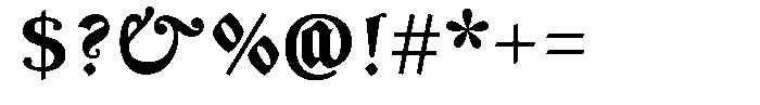 Nomen Est Omen Bold Font OTHER CHARS
