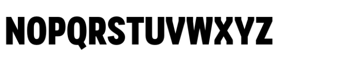 Nomenclatur Black Condensed Font UPPERCASE