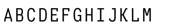 Nomenclatur Mono Light C Font UPPERCASE