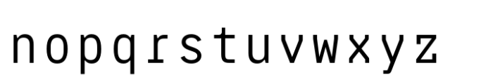Nomenclatur Mono Light SC Font LOWERCASE