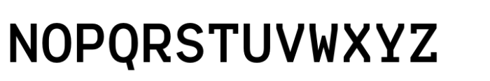 Nomenclatur Mono Medium Font UPPERCASE