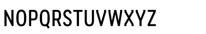 Nomenclatur Regular Condensed Font UPPERCASE