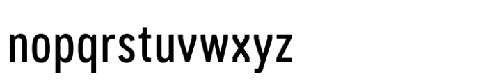 Nomenclatur Regular Condensed Font LOWERCASE