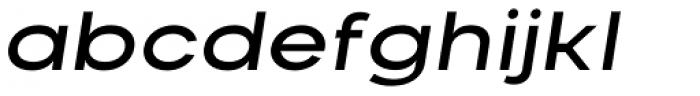Nominee Medium Extended Italic Font LOWERCASE