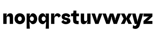 Nomixa Black Font LOWERCASE