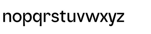 Nomixa Medium Font LOWERCASE