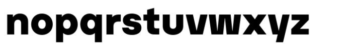 Nomos Sans Black Font LOWERCASE