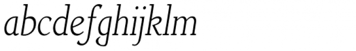 Non Solus Light Italic Font LOWERCASE