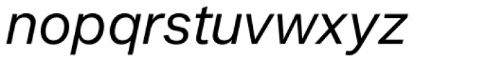 Noname™ (Pro) Regular Italic Font LOWERCASE